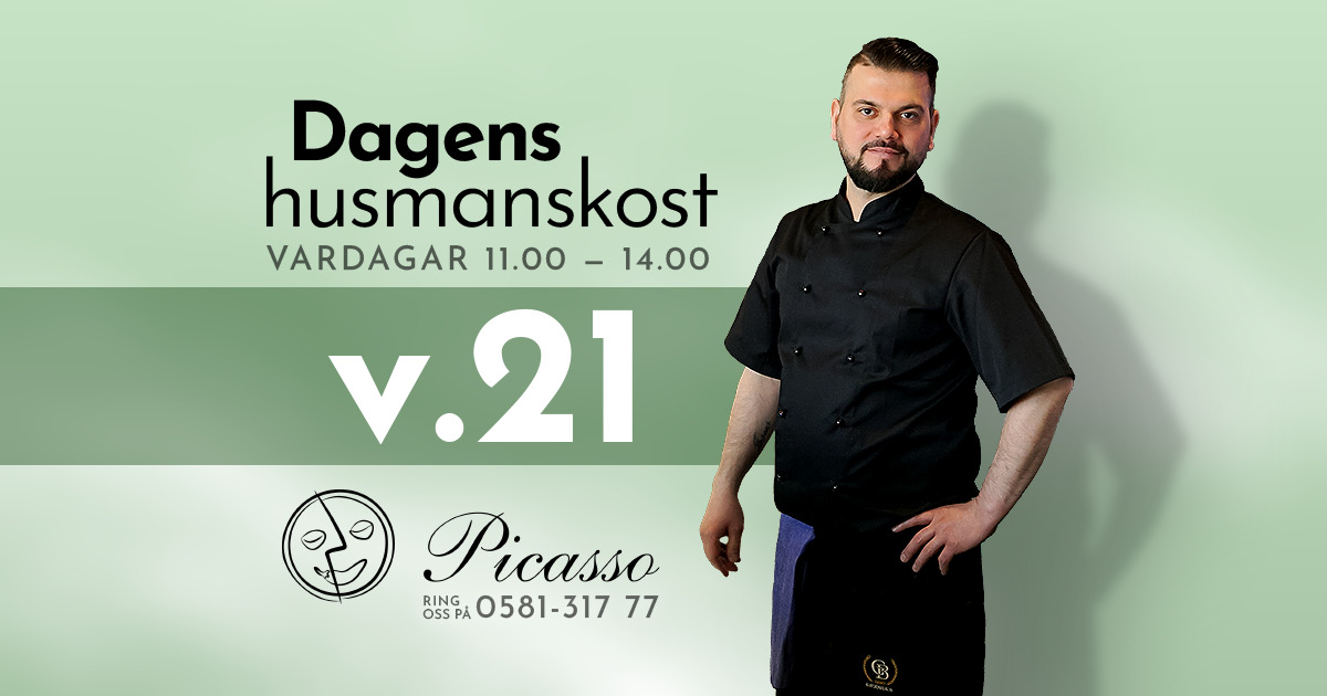 Lunch v.21 på Picasso Frövi