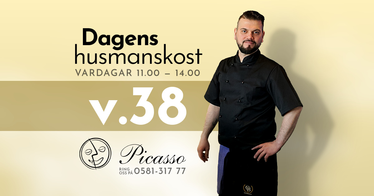 Lunch v.38 på Picasso Frövi