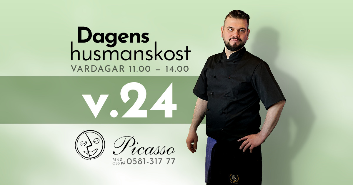 Lunch v.24 på Picasso Frövi