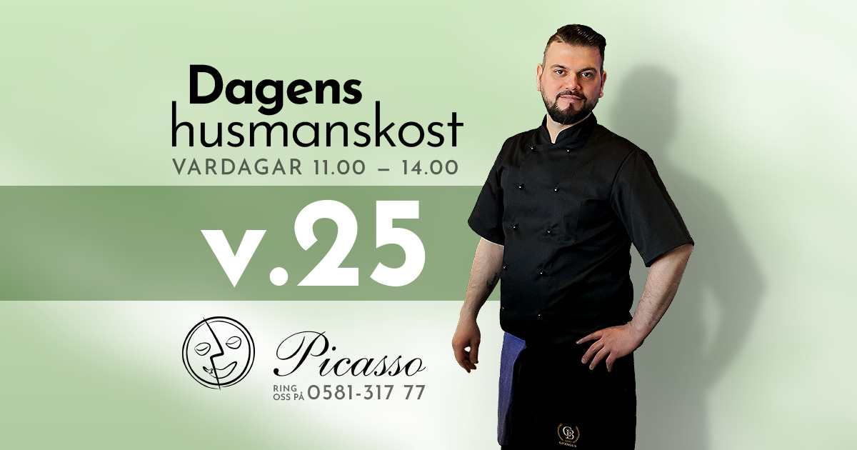 Lunch v.25 på Picasso Frövi